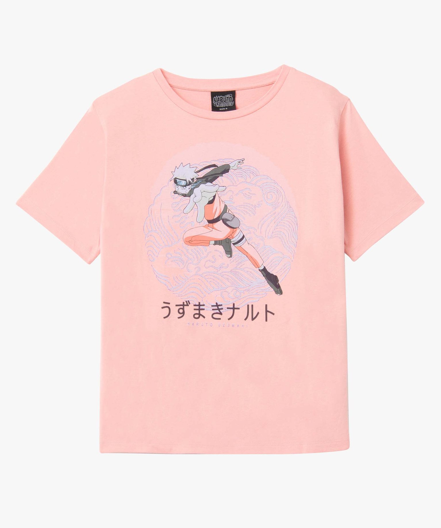 Tee-shirt femme avec motif manga - Naruto rose | GEMO