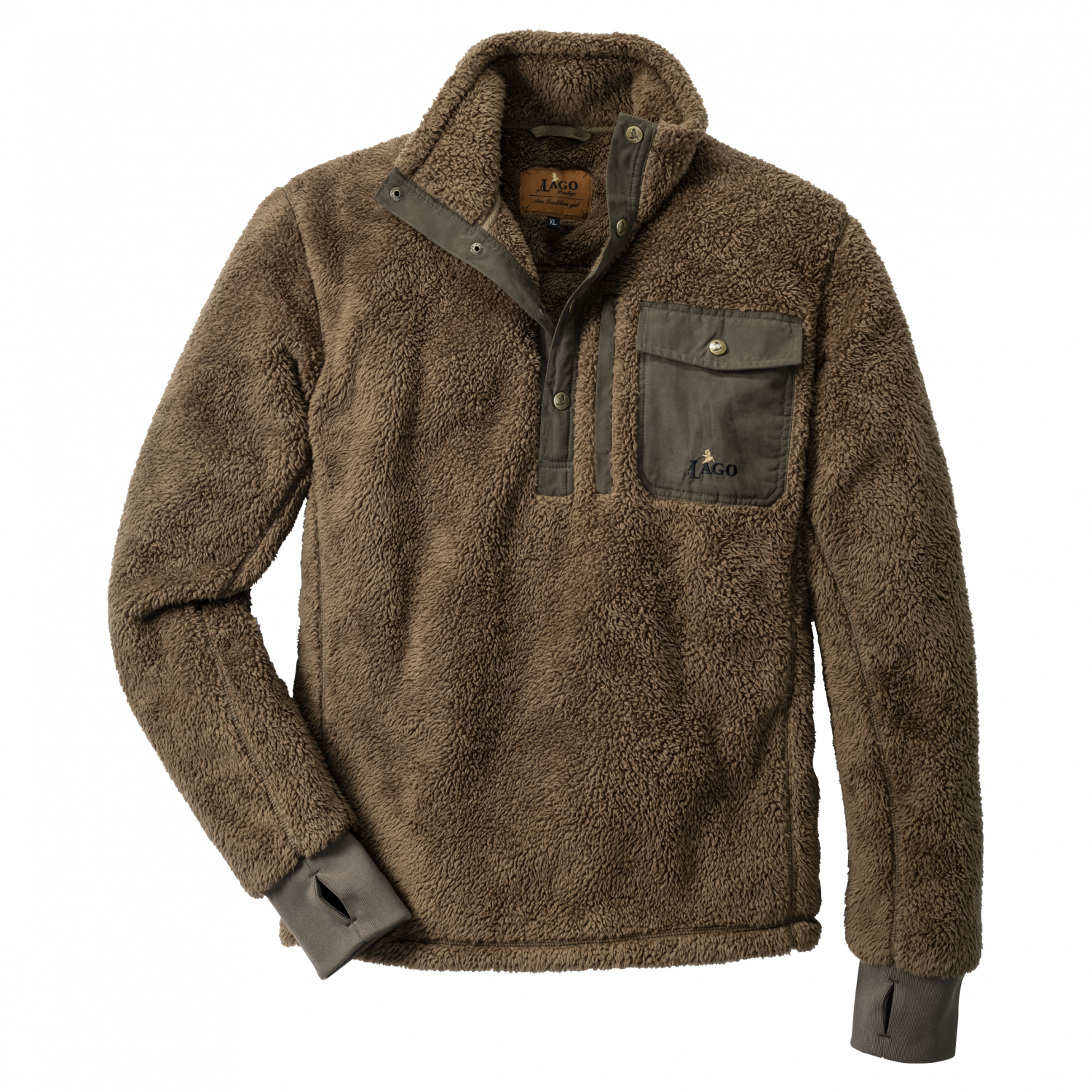 il Lago Prestige Herren Pullover Sherpa