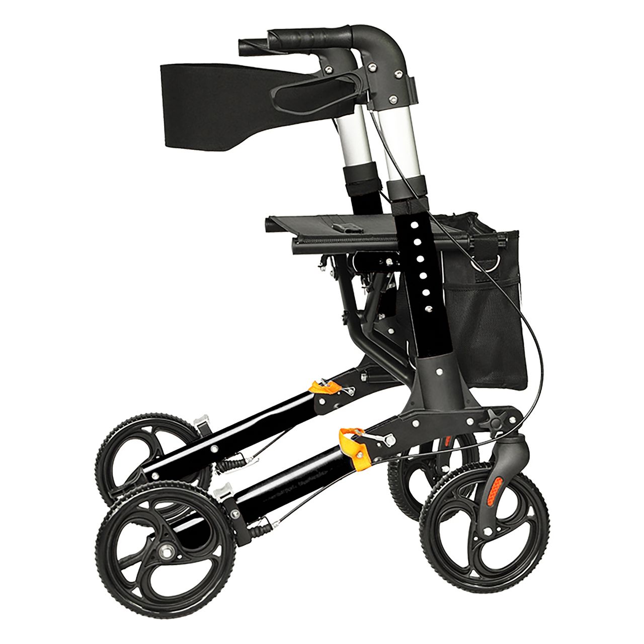 HC Home & Living Rollator aus Aluminium, faltbar, inkl. Tasche