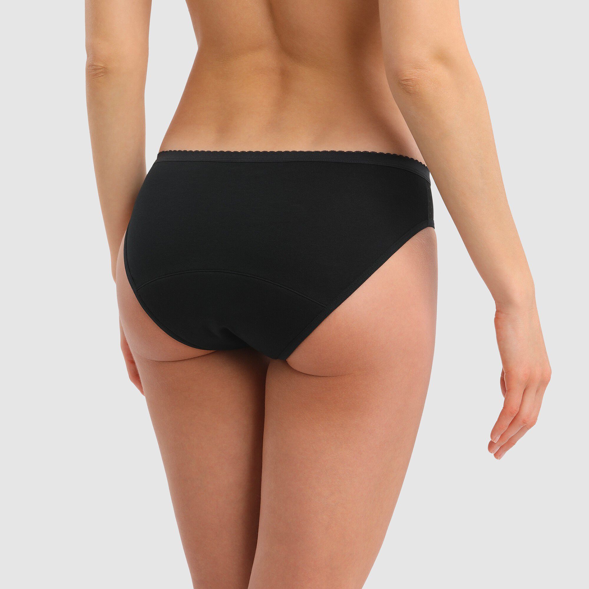 Culotte menstruelle lavable en coton bio(1) flux abondant Dim Protect