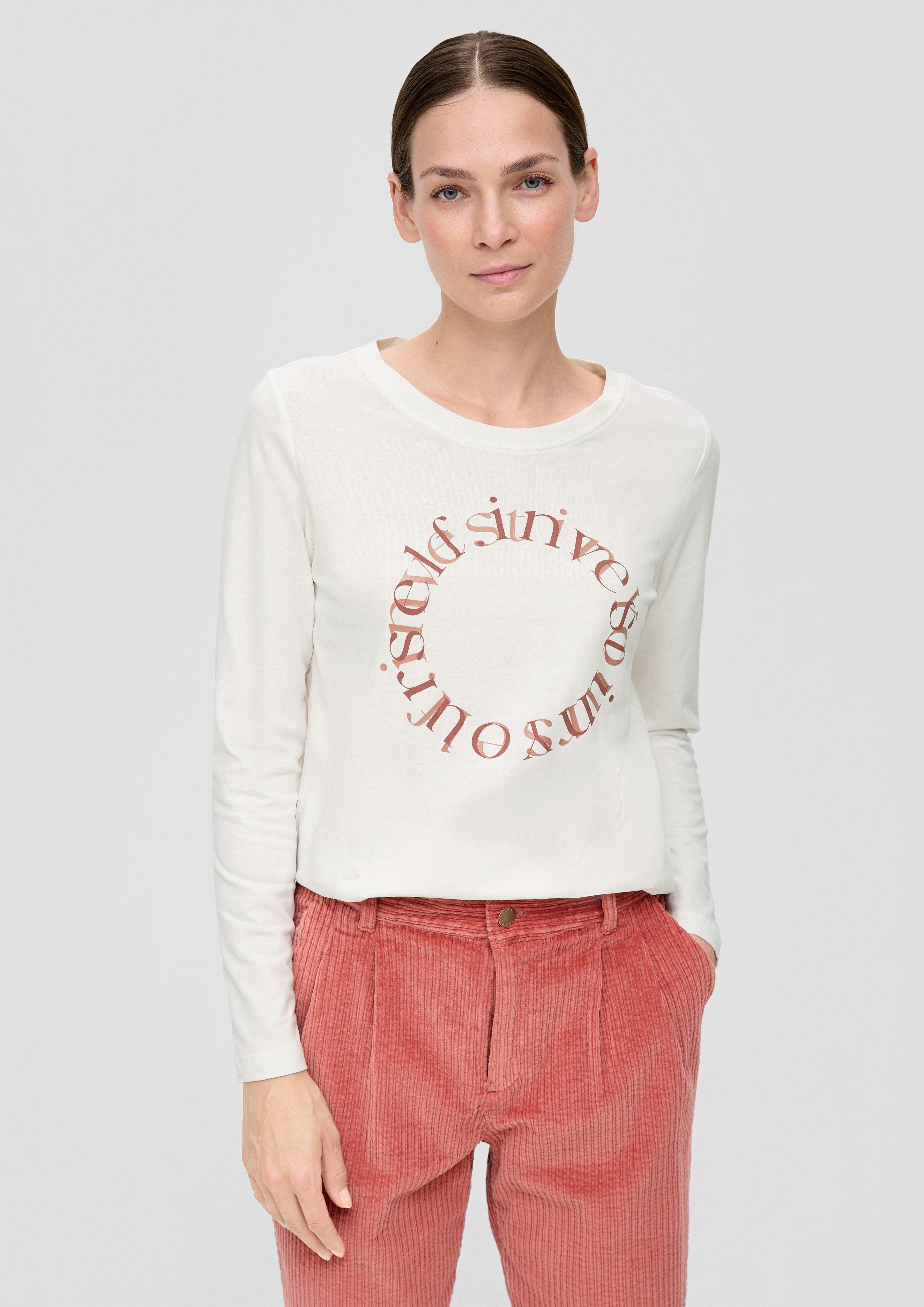 Longsleeve mit Statement-Print  2137221-02D0