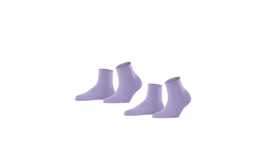 ESPRIT Damen Socken Basic Pure 2er Pack blau