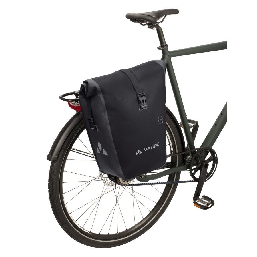Aqua Back Single Fahrradtasche, recyceltes Hauptmaterial