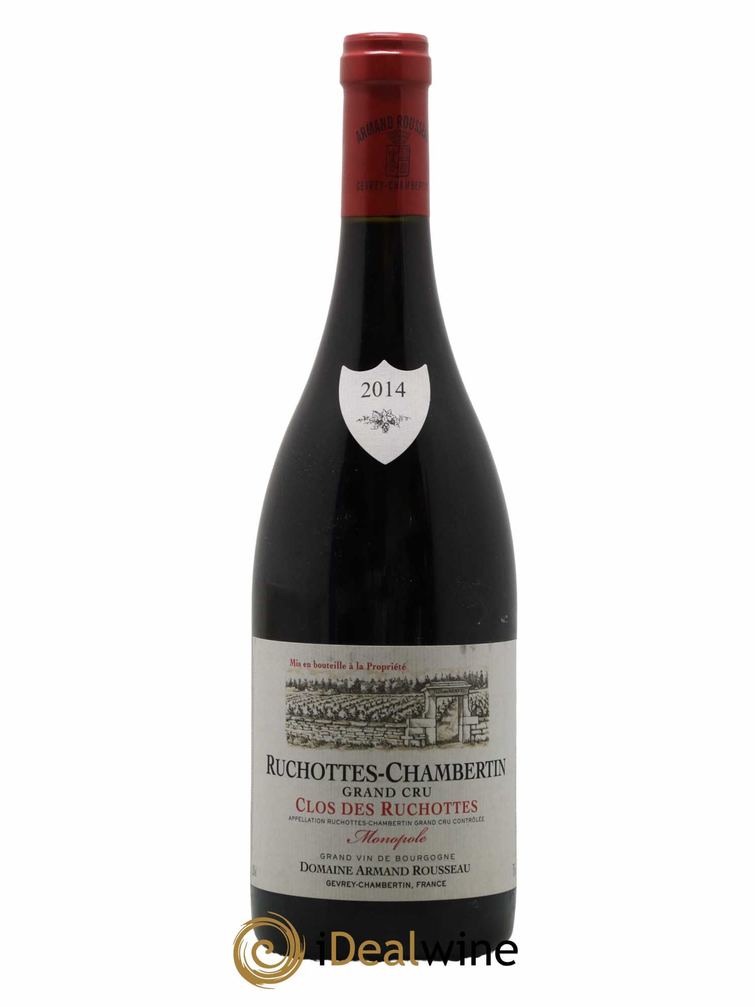 Ruchottes-Chambertin Grand Cru Clos des Ruchottes Armand Rousseau (Domaine)  2014 - Lot de 1 Bouteille