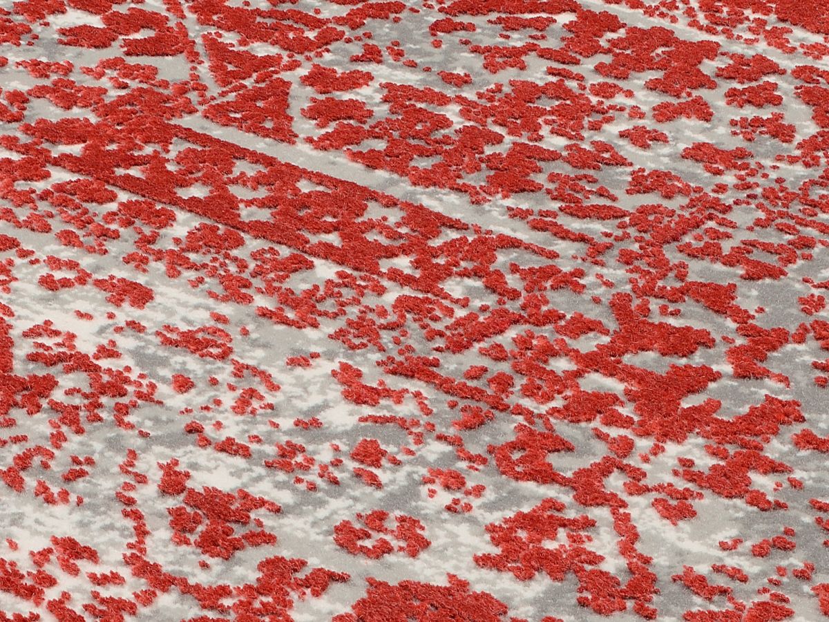 Webteppich Isfahan Rot 140 x 200 cm