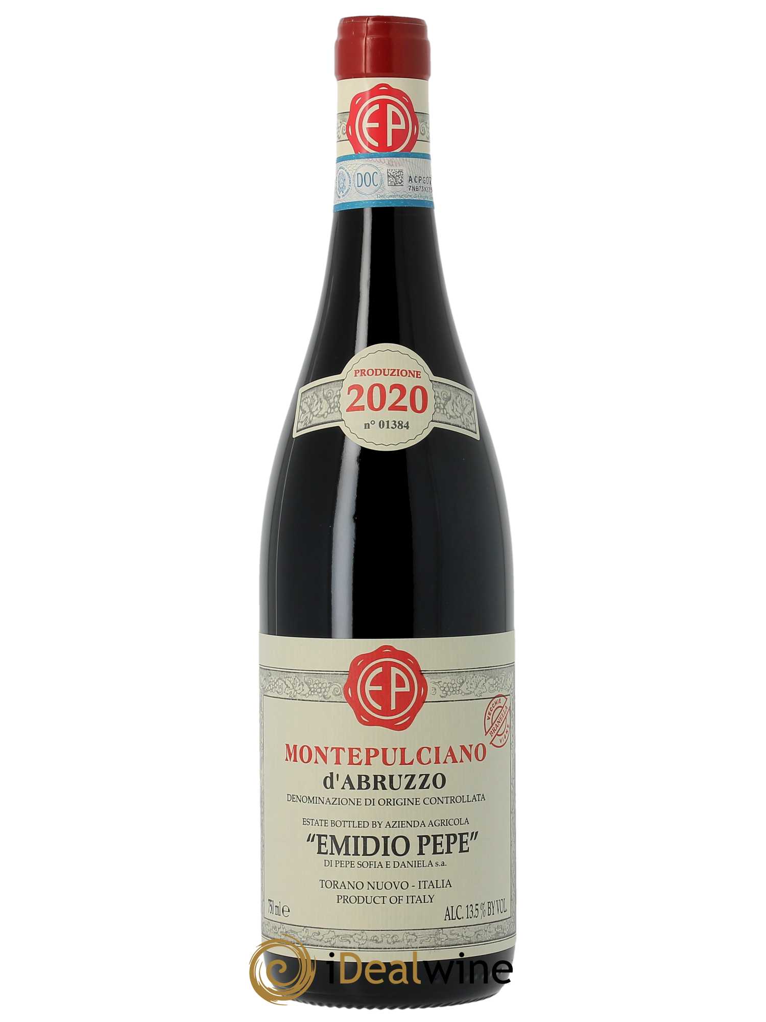 Montepulciano d'Abruzzo DOC Branella Emidio Pepe  2020 - Lot de 1 Bouteille