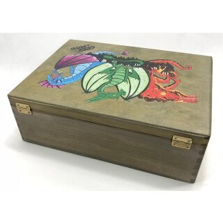 Storage box 3 Dragons compatible with CCG/LCG Card Games (2018 Edition)