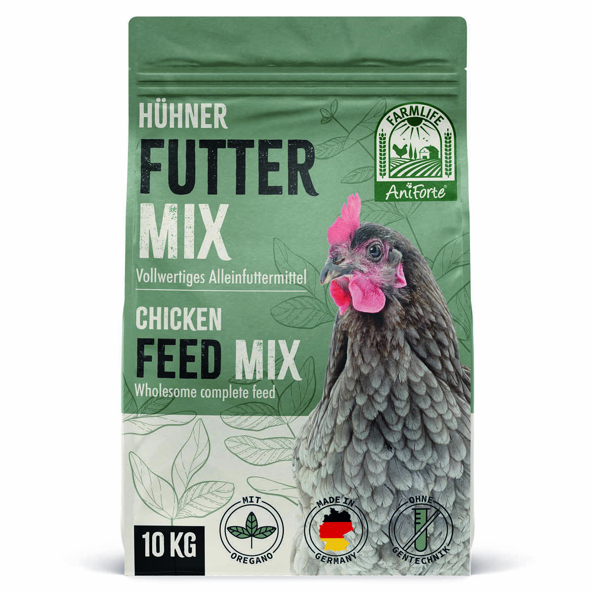 Aniforte Futter & Heu Aniforte FarmLife Hühner Futter Mix mit Oregano 10 kg