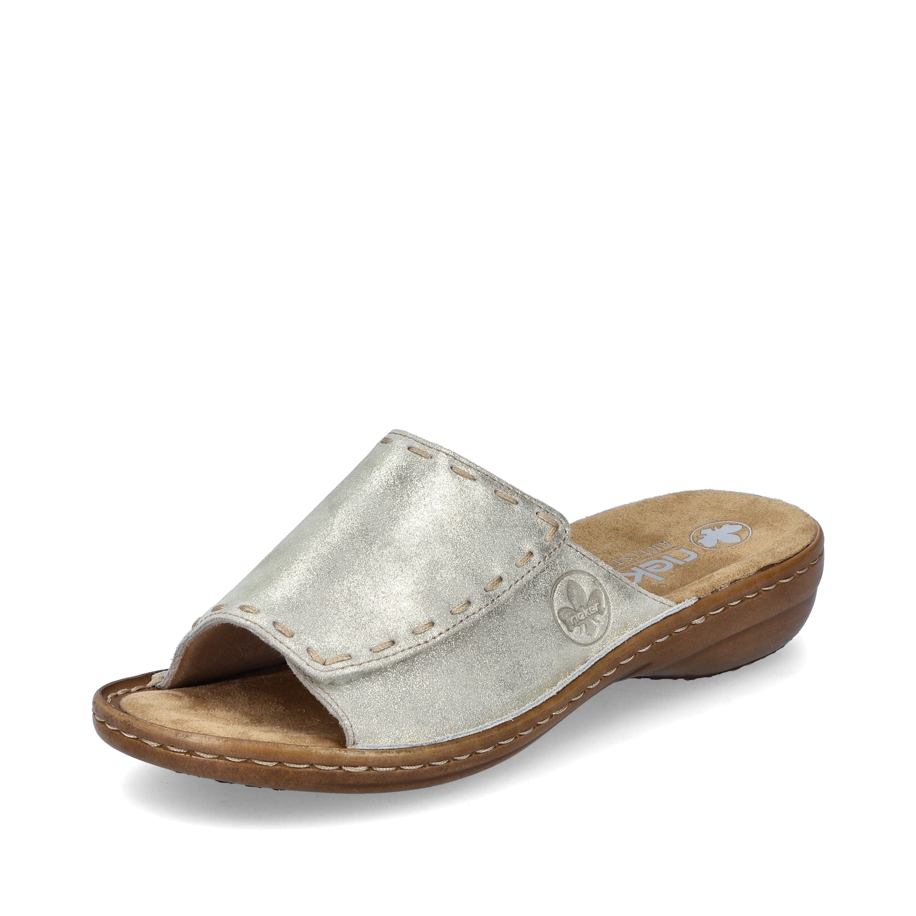 Rieker Damen Pantoletten hellbeige