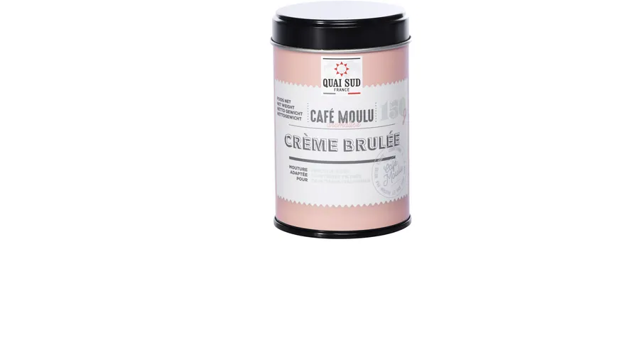 Quai Sud Aromatisierter Kaffee Creme Brûlée in Dose 150 g