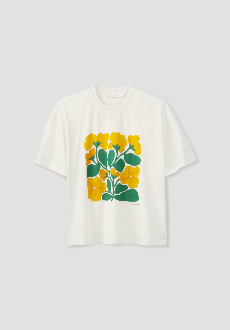 LIV LEE X HESSNATUR T-Shirt aus reiner Bio-Baumwolle