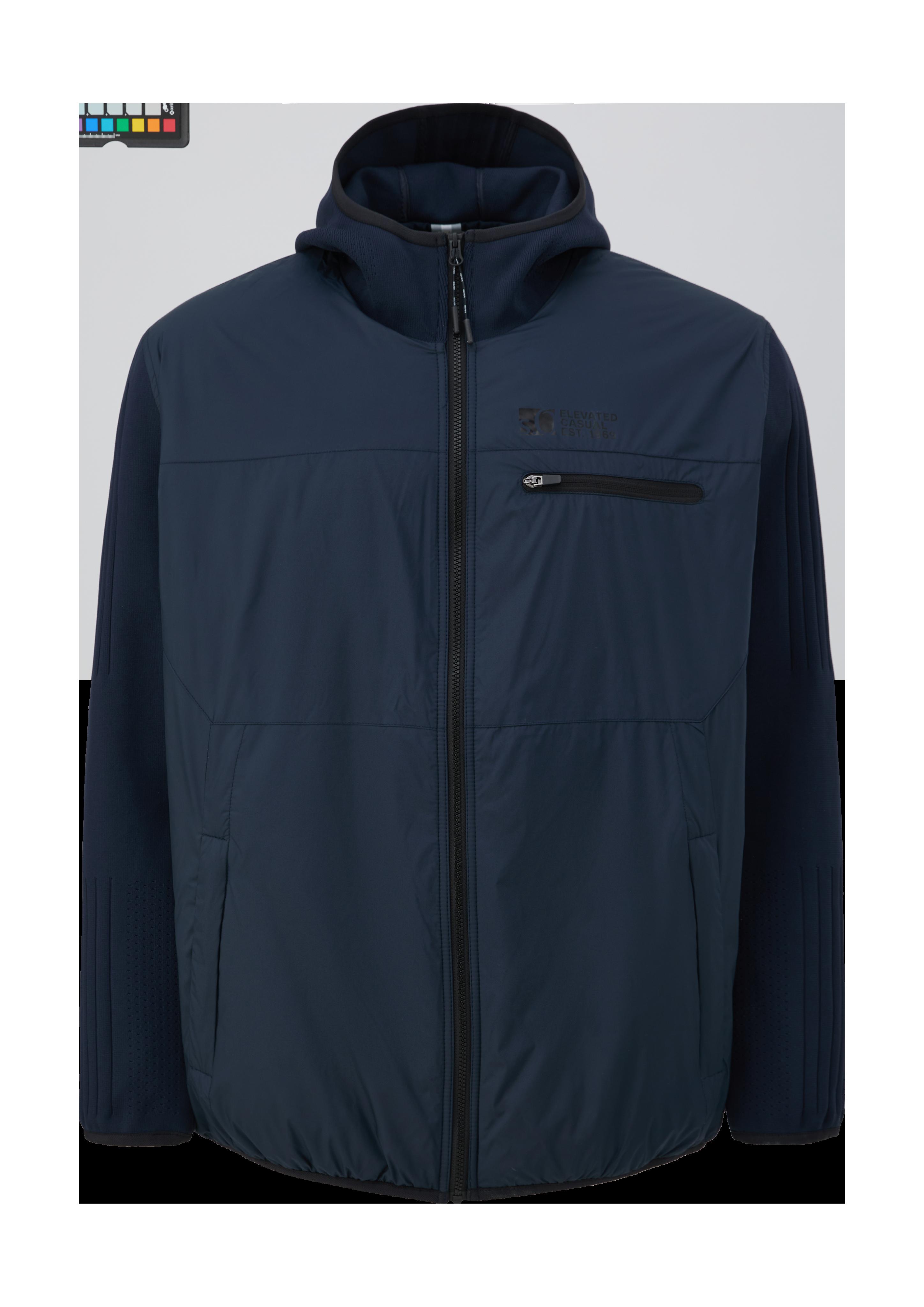Kapuzenjacke im Fabricmix  2146745-5978