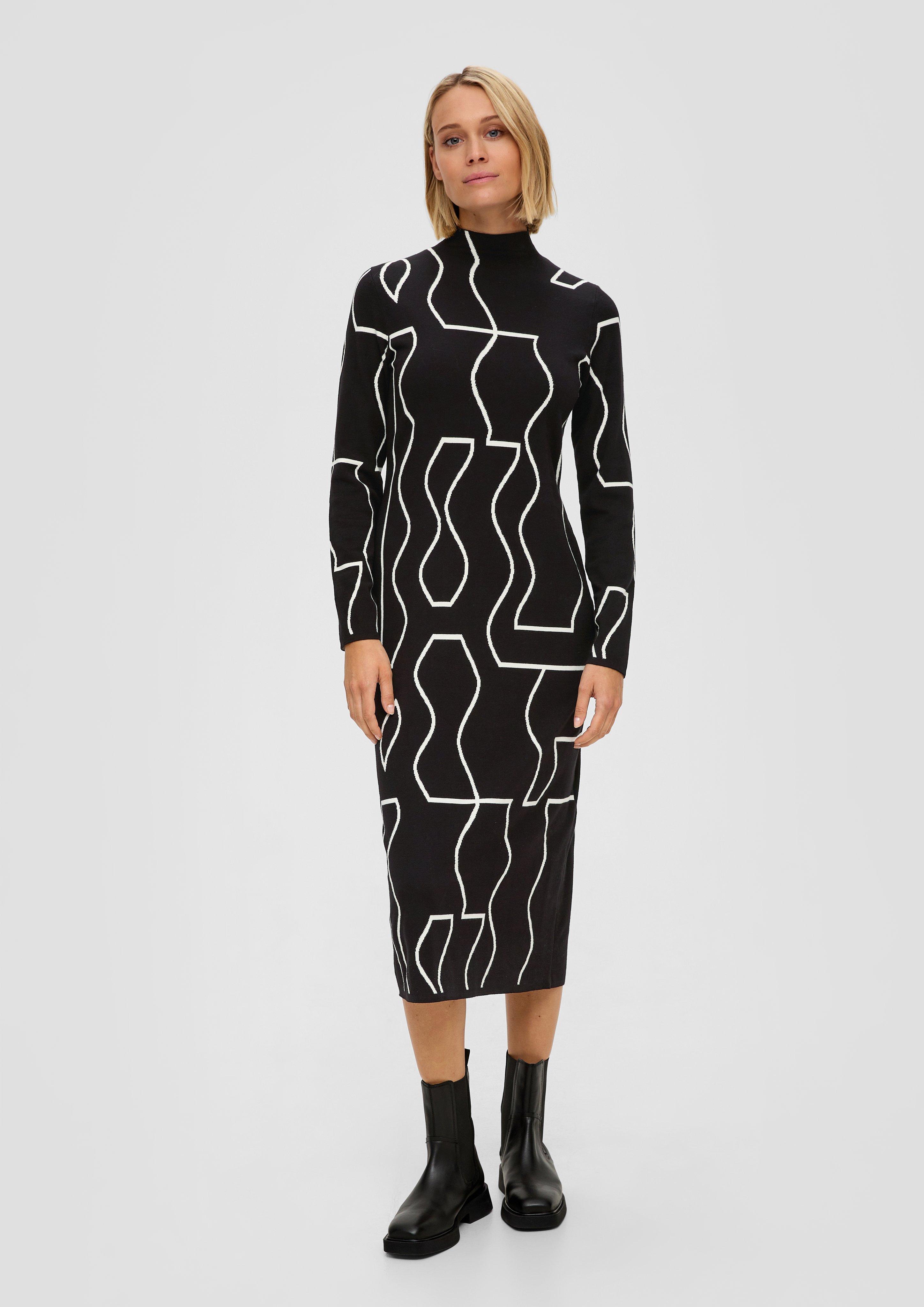 Maxikleid mit Turtleneck  2135977-99X5