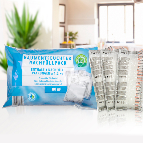 Raumentfeuchter Nachfüllpack, 2er Set