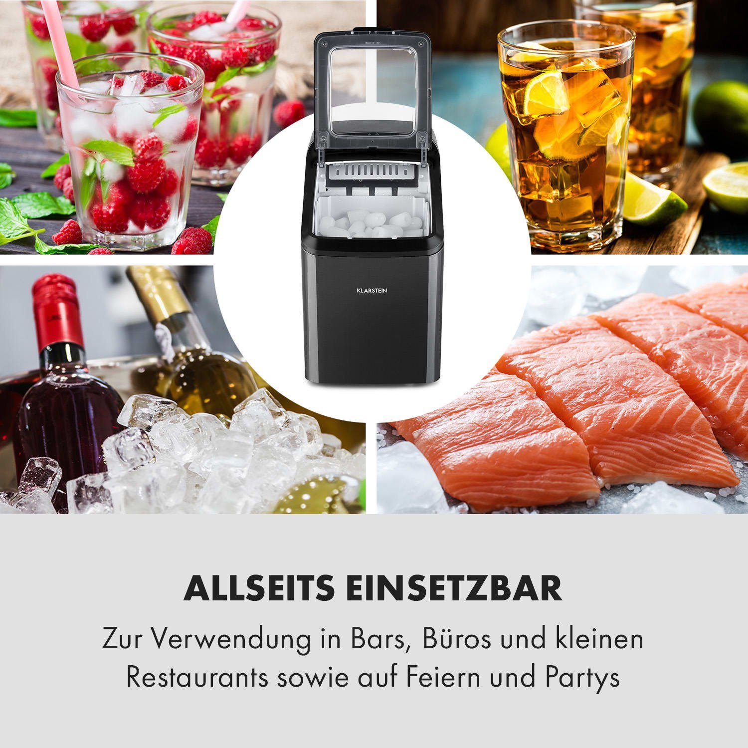 Klarstein Eiswürfelmaschine Partytime