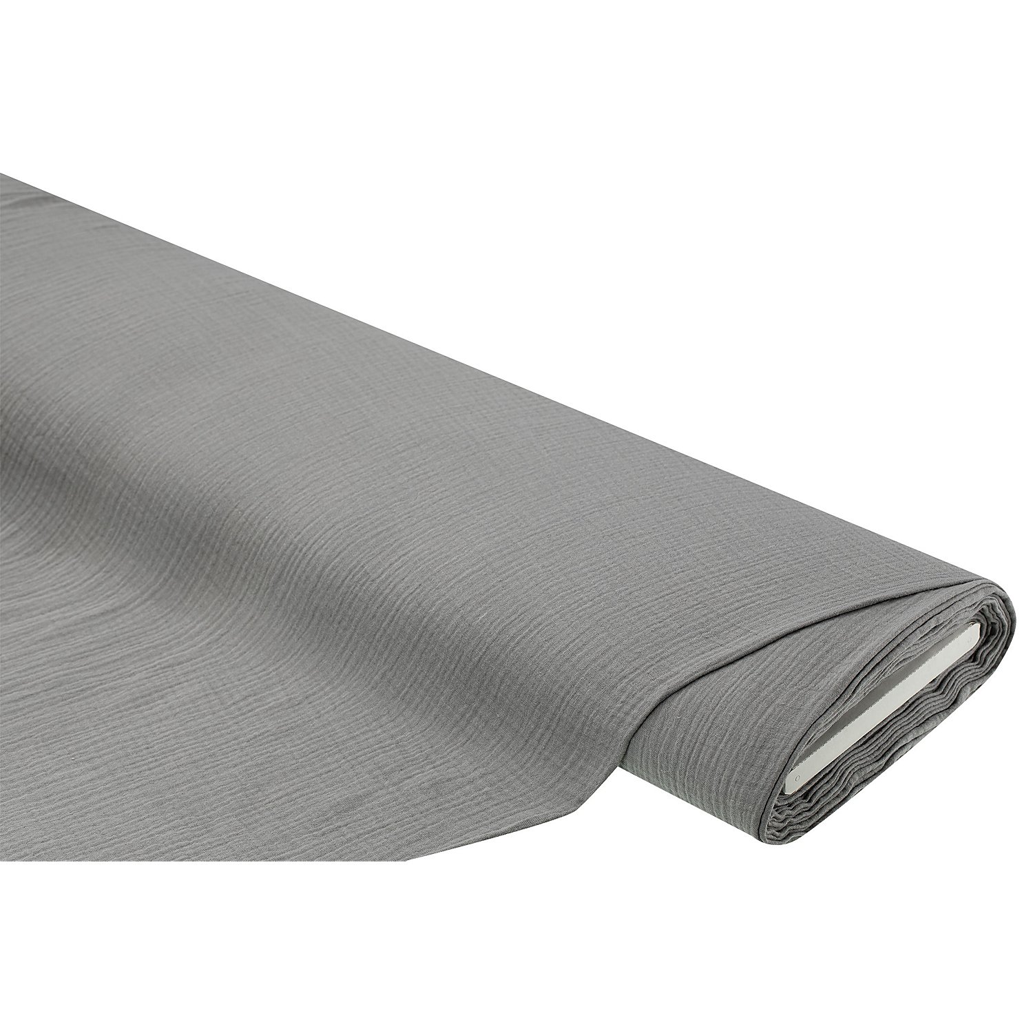 Musselin/Doppel-Gaze, 160 cm breite, grau