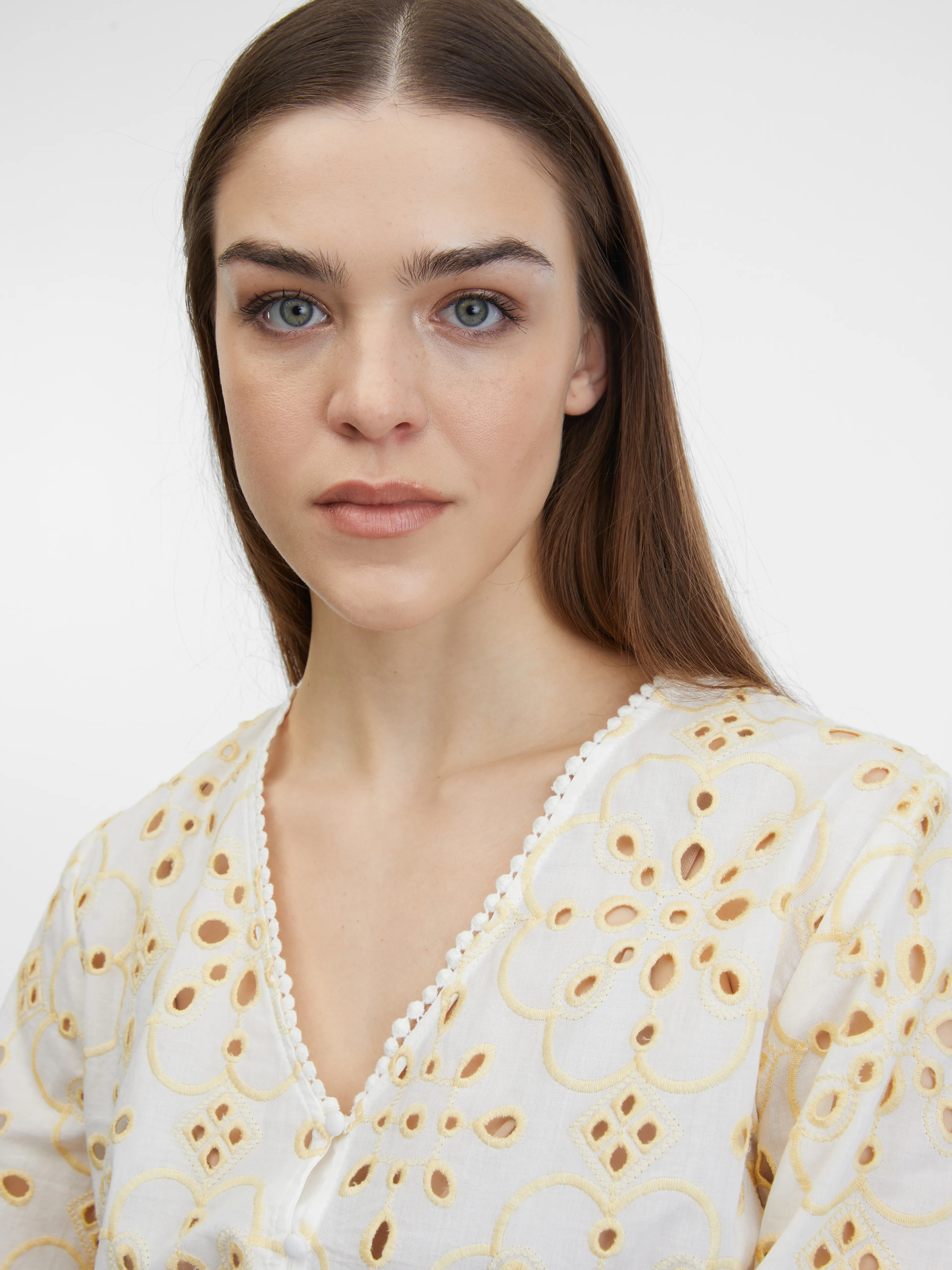 Gelbe Damen-Bluse ORSAY