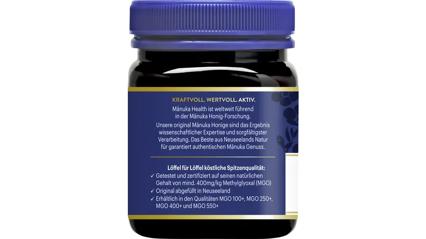 Manuka Health Manuka Honig MGO400+ 250 g