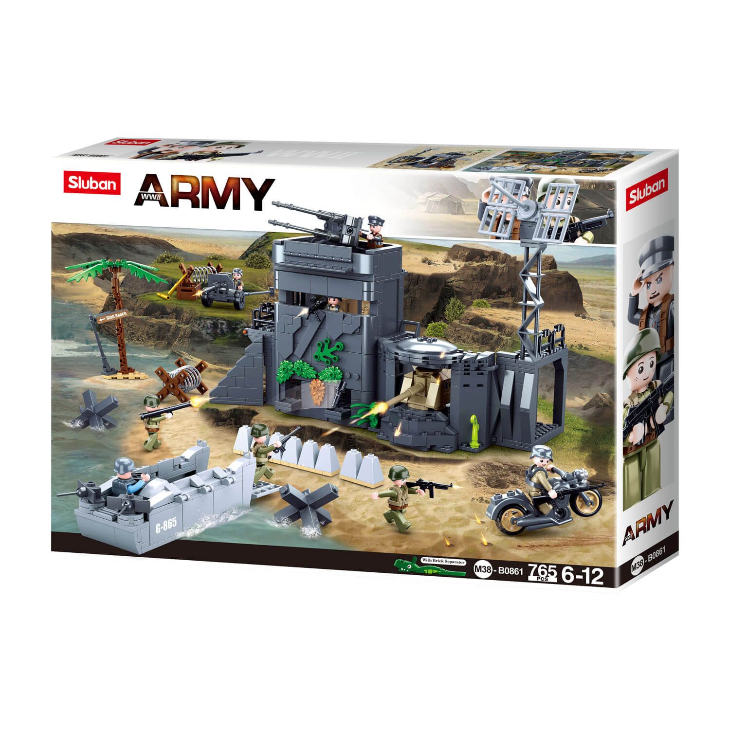 WWII Atlantikwall Bausteine Set M38-B0861