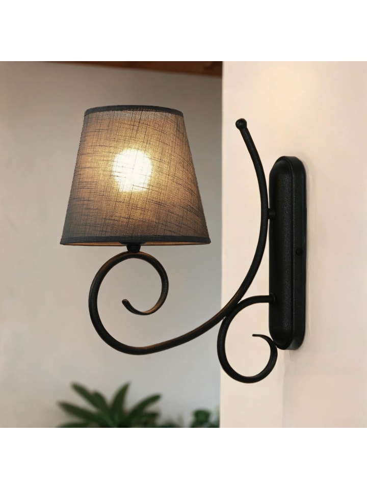 Licht-Erlebnisse Wandlampe in Anthrazit günstig kaufen onesize