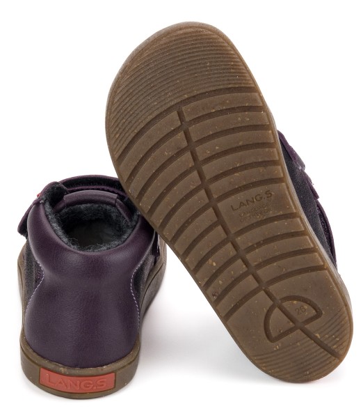 LANG.S Kids ~ Firefly MidCut Vegan Warm ~ Grape