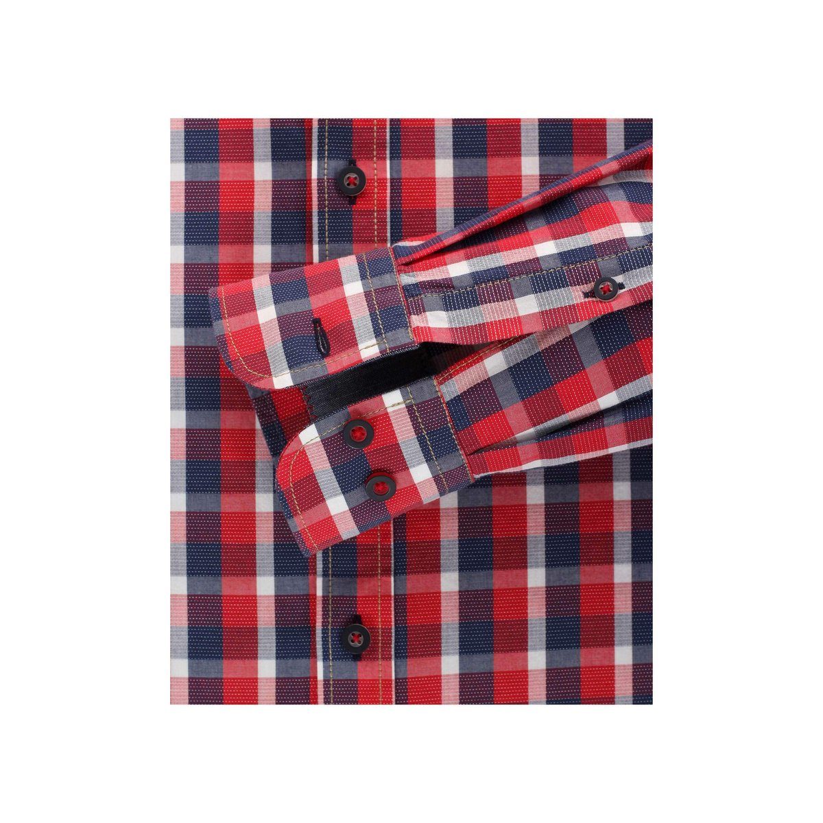 CASAMODA Karohemd rot (1-tlg)