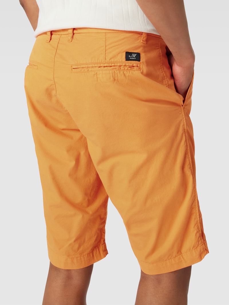 Bermudas mit Eingrifftaschen Modell 'London' in orange