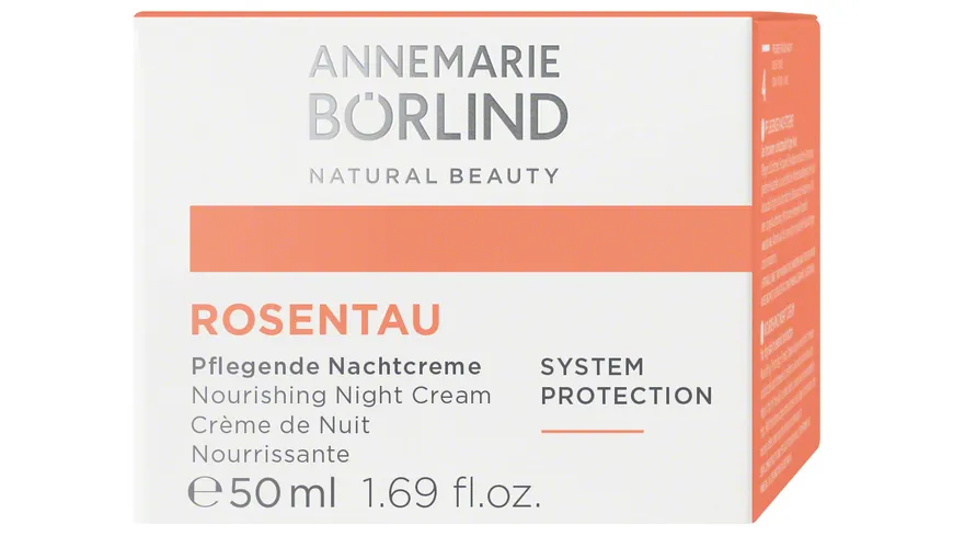 ANNEMARIE BÖRLIND ROSENTAU Pflegende Nachtcreme 50 ml