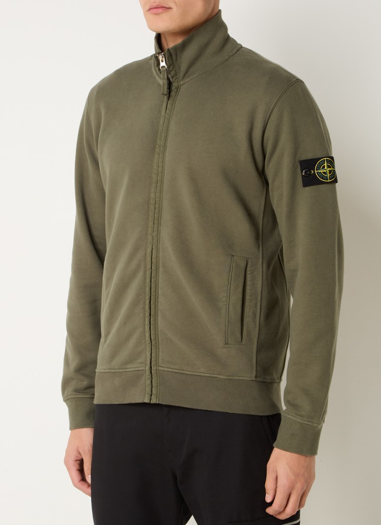 Felpa Stone Island 60720 con logo e tasche laterali