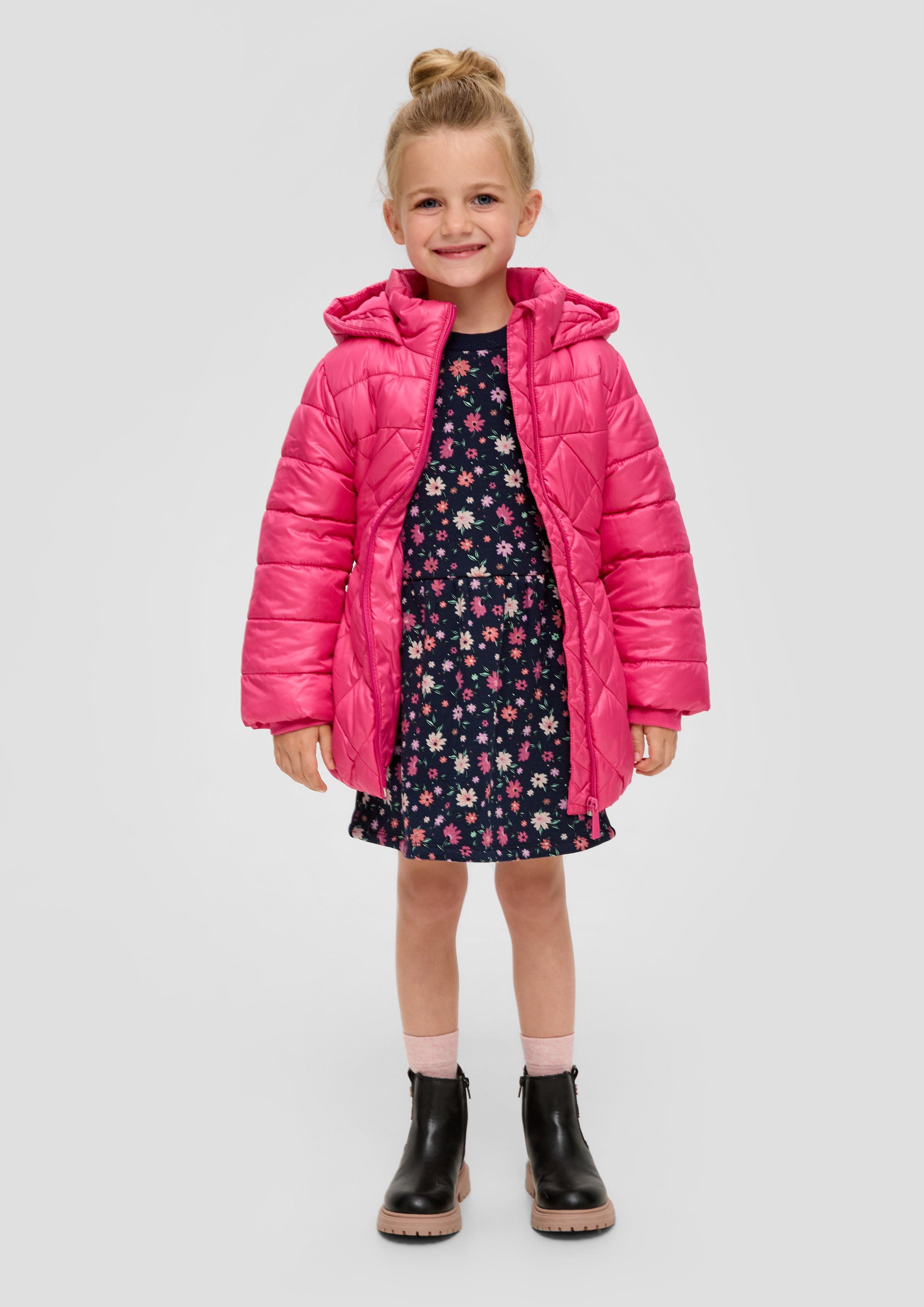 Thermofleece-Kleid mit Allover-Print  2133923-59A3