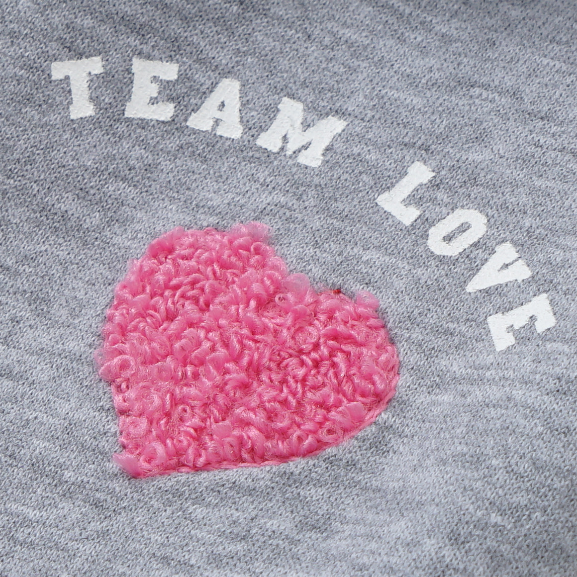 Kinder Hoodie mit Herz-Applikation