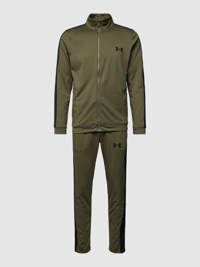 Tracksuit mit Logo-Detail Modell 'Knit' in olivgrün