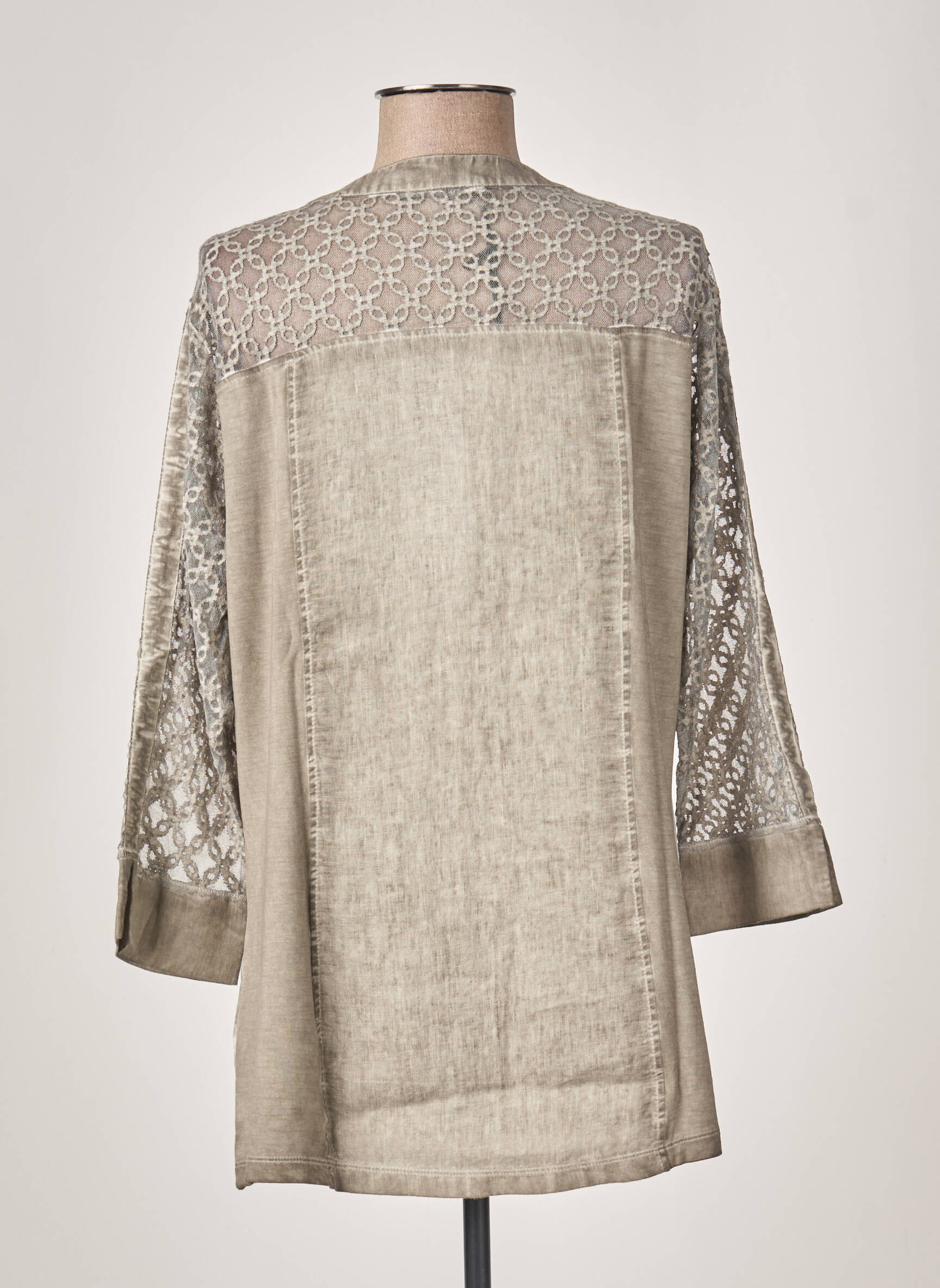 Maloka Tuniquemanchelongue Femme couleur gris