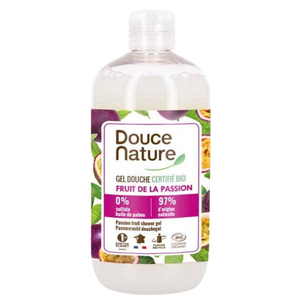douce nature Gel douche fruit de la passion 500ml Gel douche