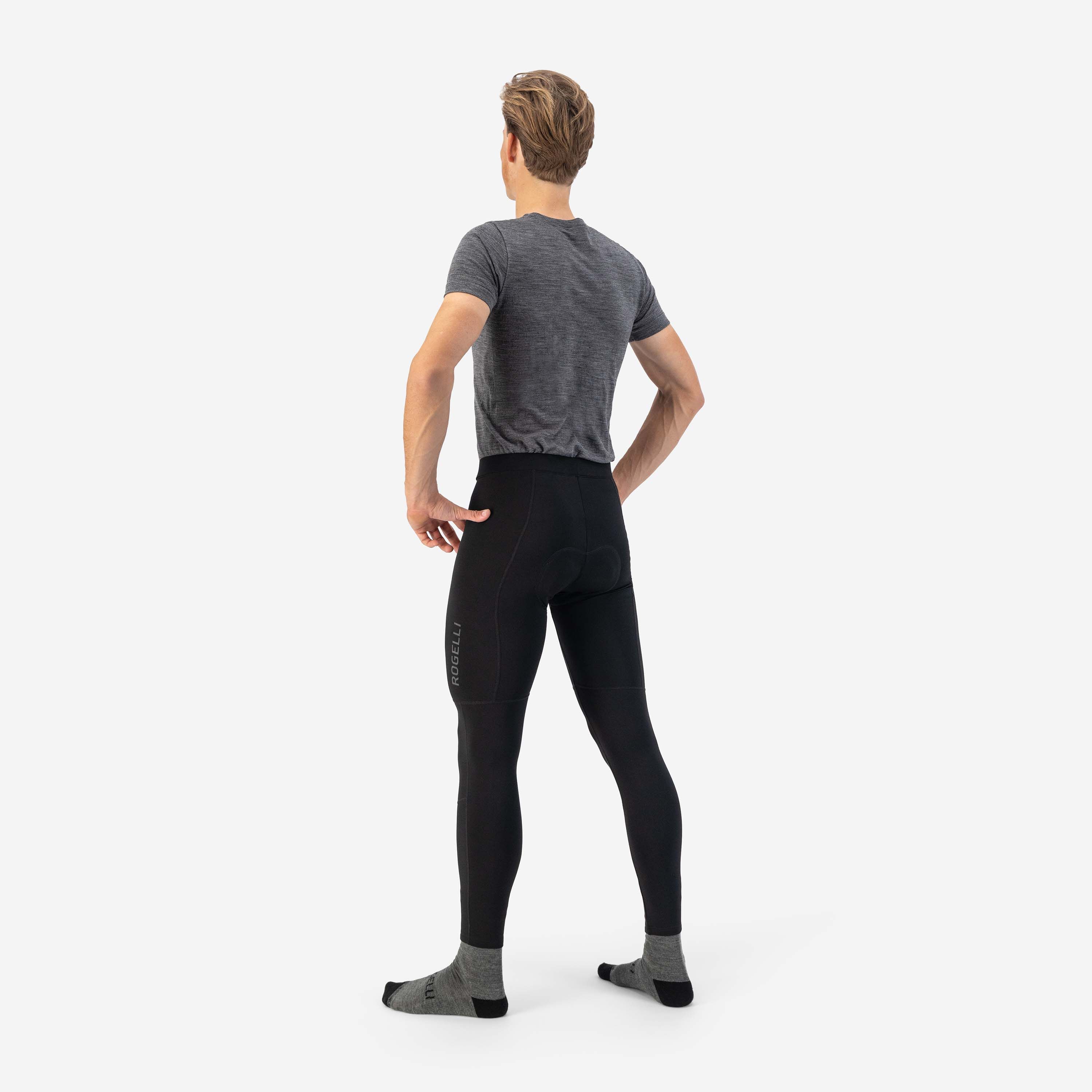 Rogelli Essential Black Herren lange Radhose