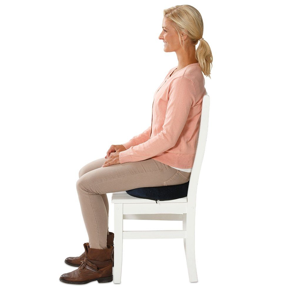 aktivshop Steißbeinkissen, mit Bezug, geeignet bei Hämorrhoidenbeschwerden