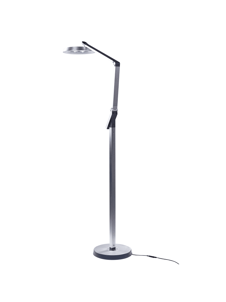 Beliani Stehleuchten CARINA in Silber - (W) 63 x (H) 170 x (L) 27 cm günstig kaufen onesize