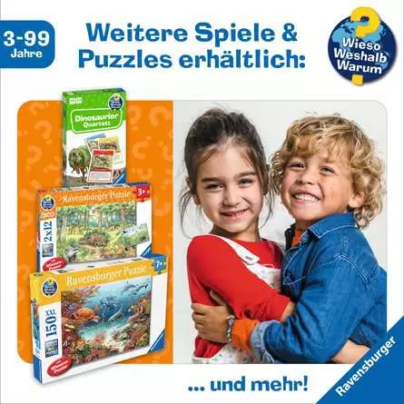 Wieso? Weshalb? Warum? Dinosaurier Quartett - Reisespiel ab 4 Jahren