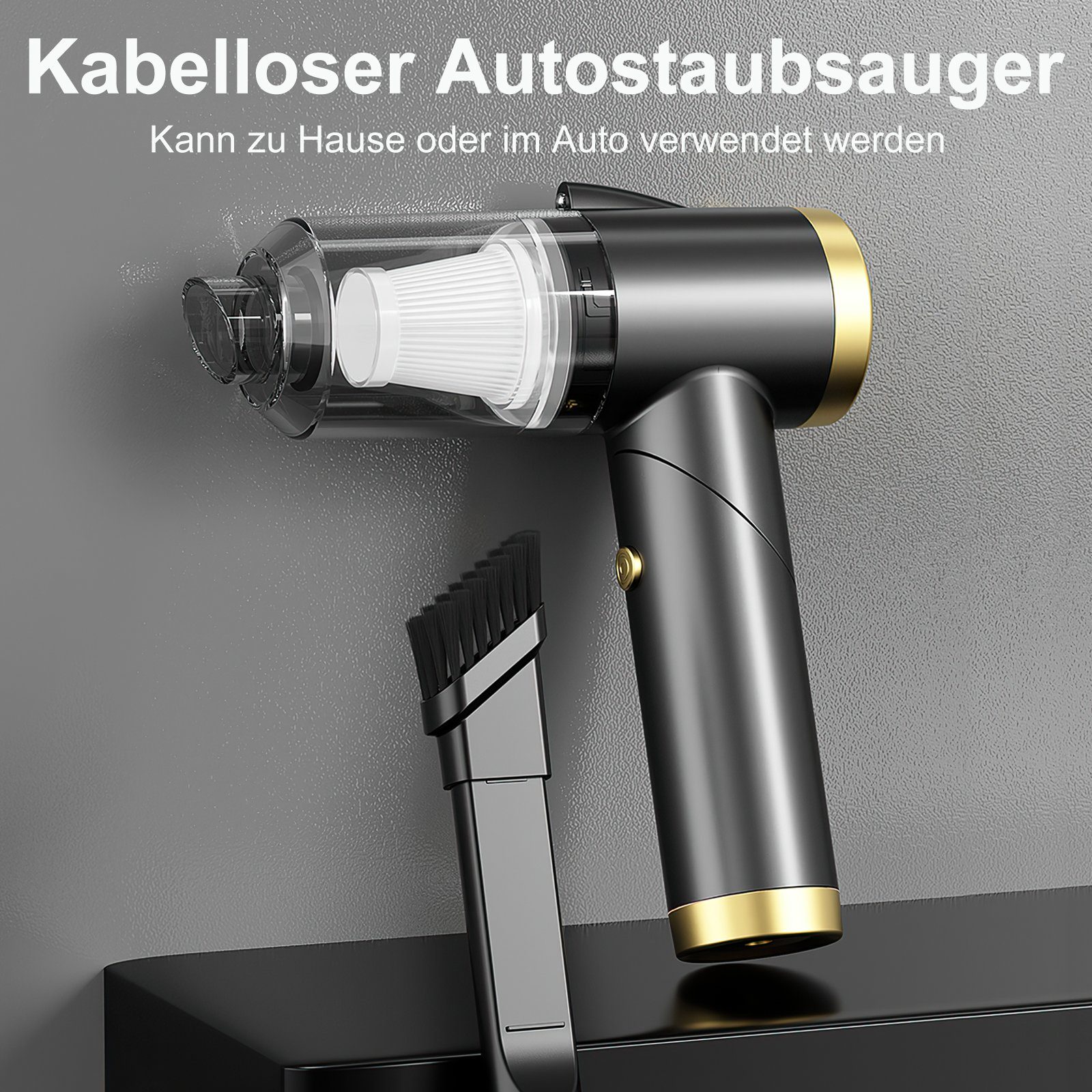 Vbrisi Akku-Handstaubsauger Handstaubsauger, Akku-Handstaubsauger, Mini Stark Staubsauger