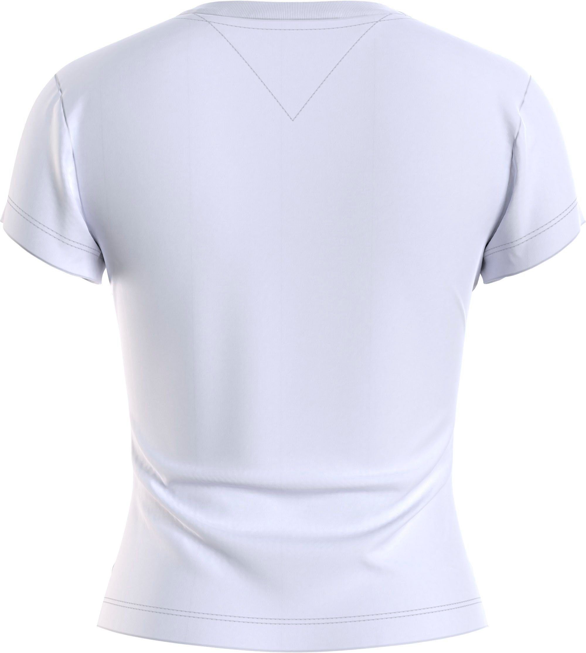 Tommy Jeans T-Shirt TJW BBY ESSENTIAL LOGO 1 SS trendiges und stylisches Damen-T-Shirt mit Logodruck