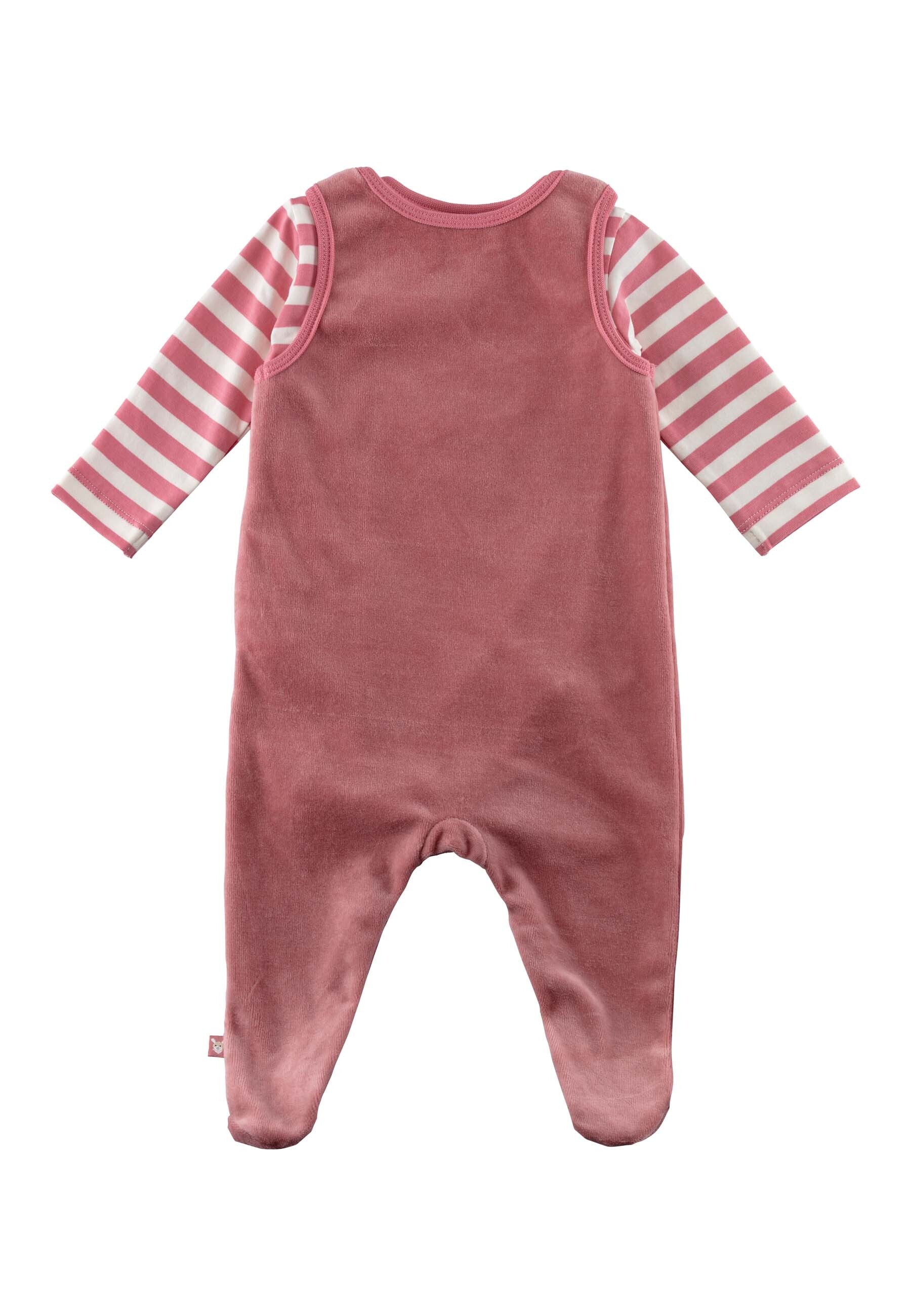 GOTS Strampler-Set Emmi girl aus Nicki in Rosa
