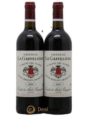 Château la Gaffelière 1er Grand Cru Classé B  2004 - Lot de 2 Bouteilles