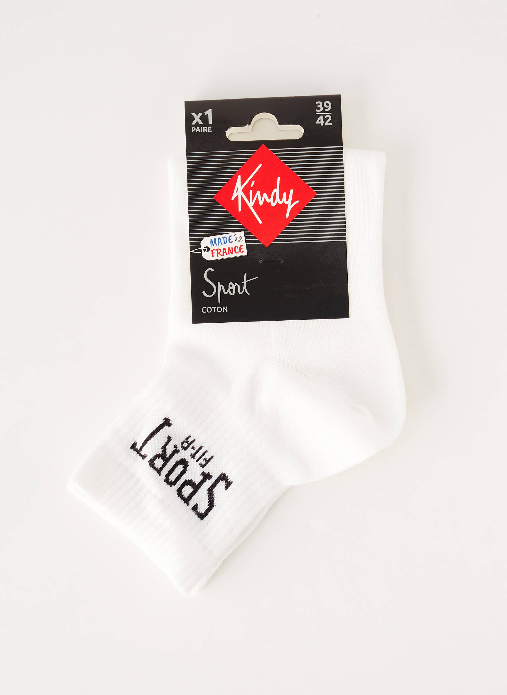 Kindy Chaussette Femme couleur blanc