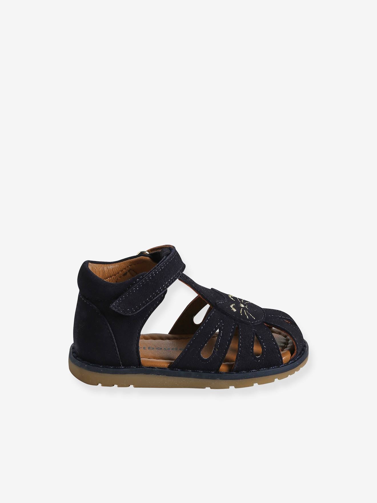 Vertbaudet Baby Sandalen mit Klettverschluss - marine
