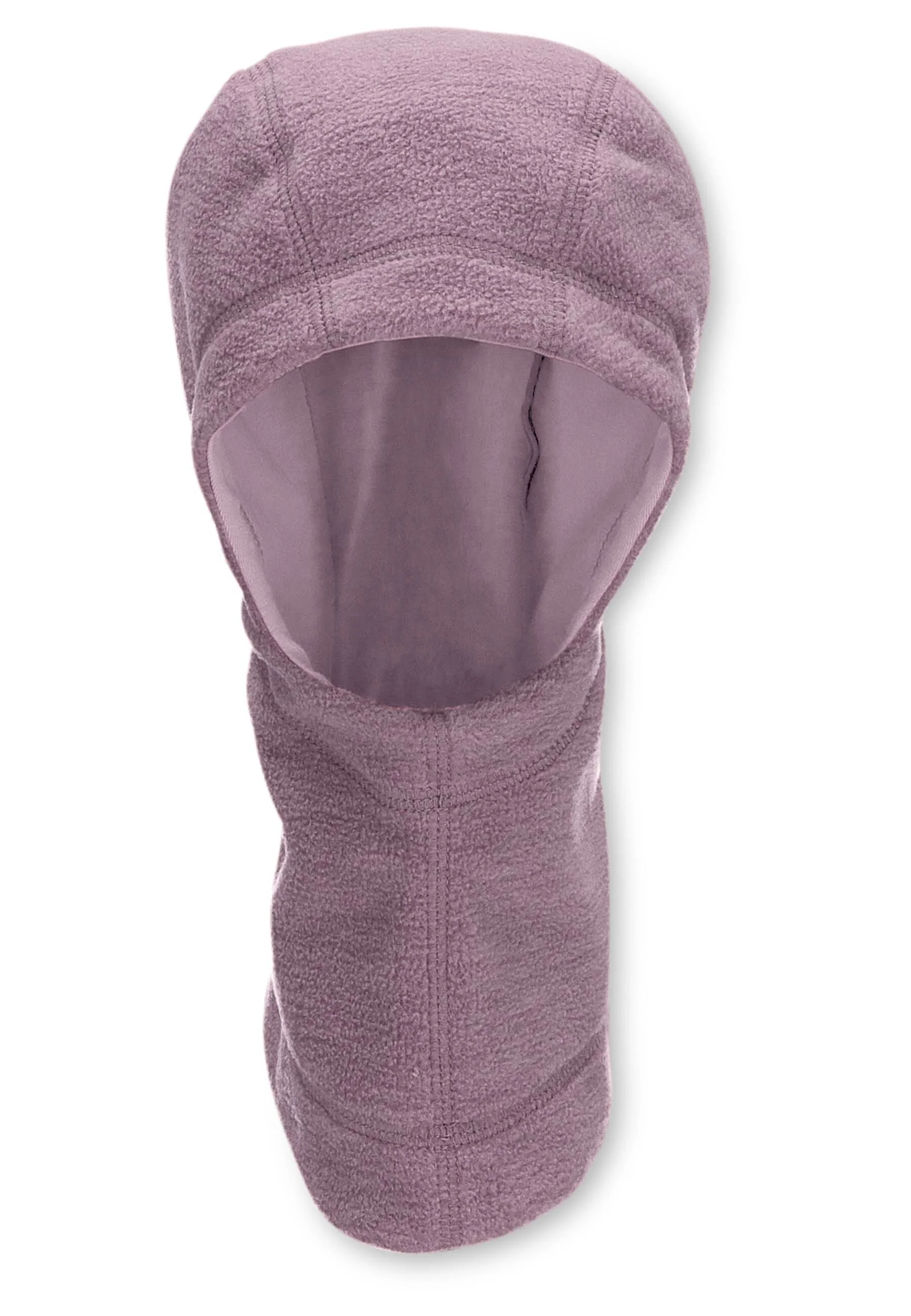 Schalmütze aus Microfleece melange (recycelt)