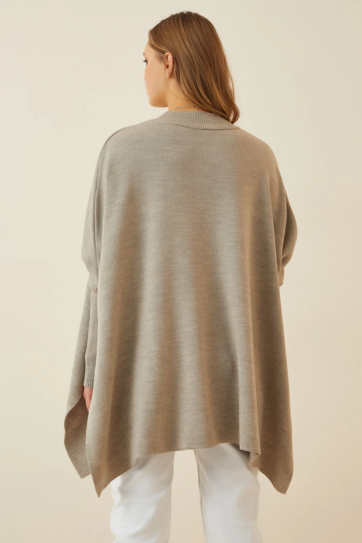 Happiness İstanbul  Pullover - Beige - Oversized
