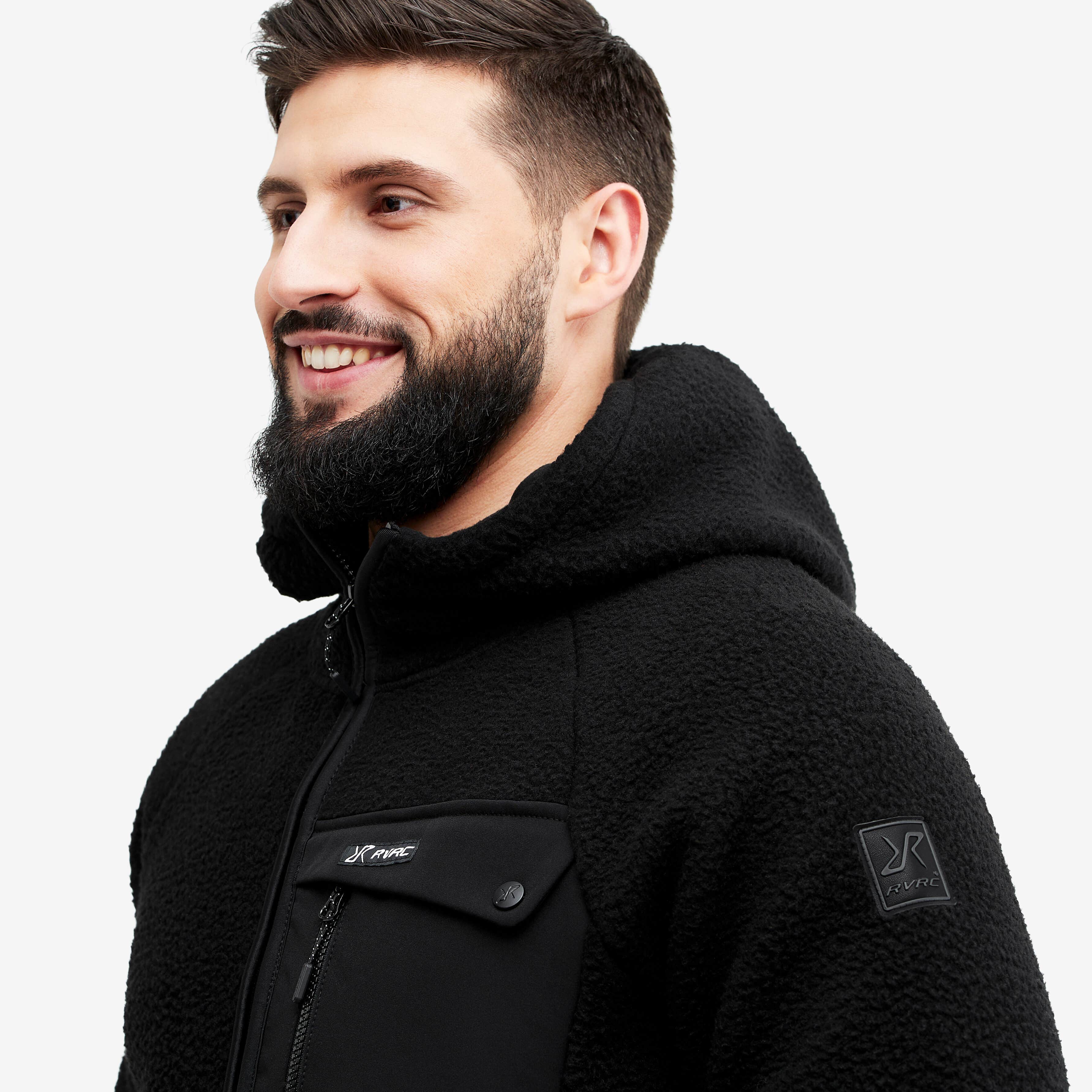 Sherpa Hoodie Homme Caviar