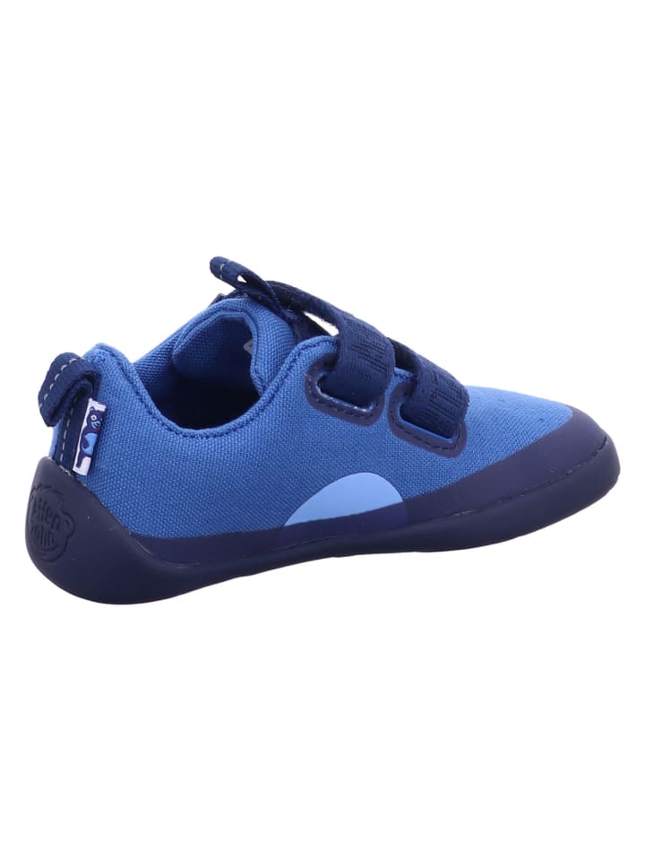 Affenzahn Jungen- Halbschuhe Halbschuh Baumwolle Lucky  Bär in Blau günstig kaufen