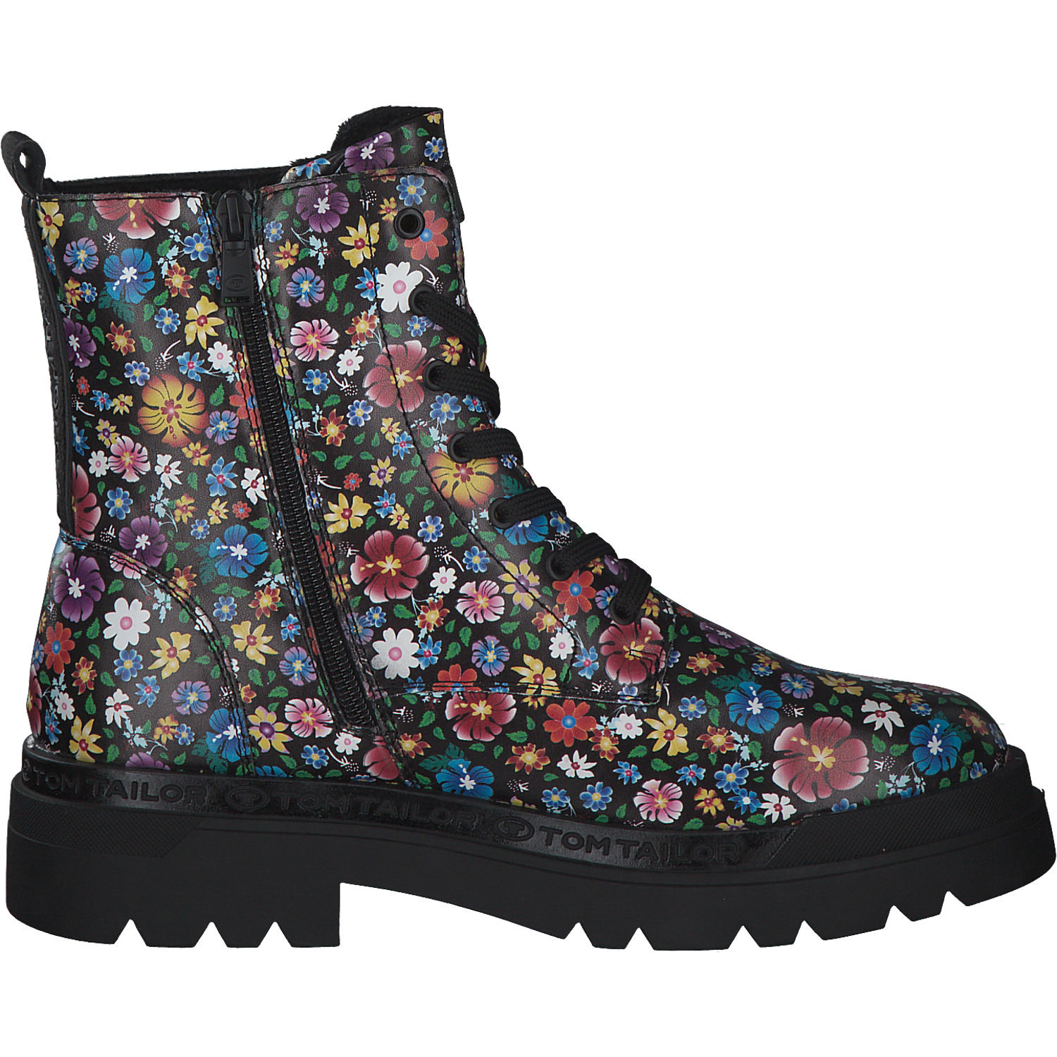 Tom Tailor 4294011, Boots, Damen, black-multi