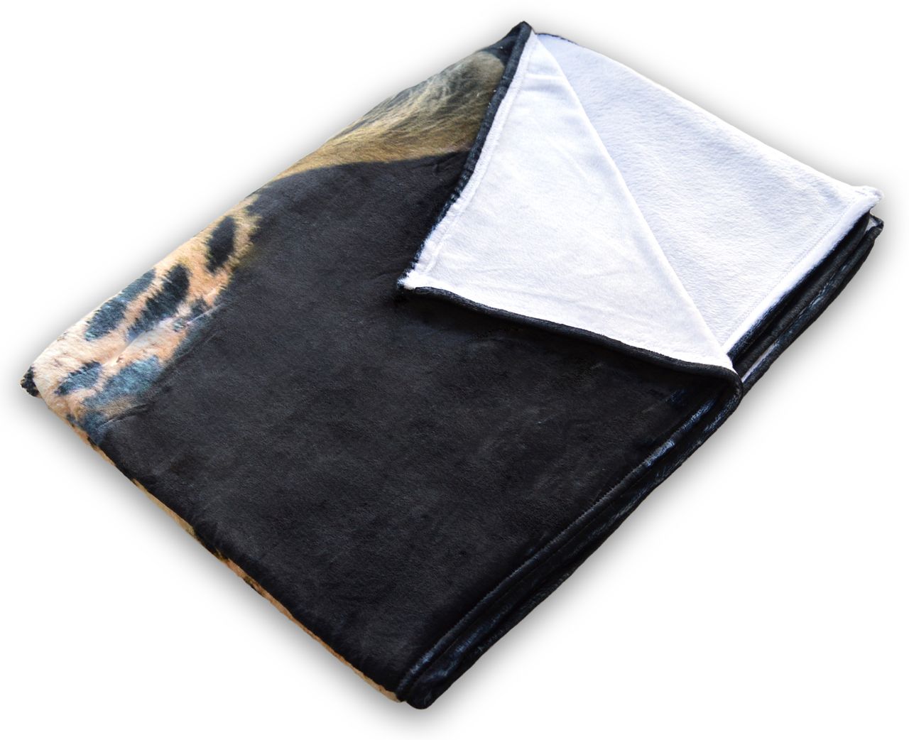Kinzler Flanell Wohndecke Leopard